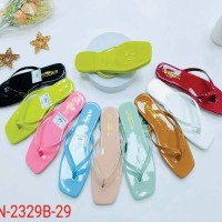 3 pieces Lady Slippers multicolor (pink, blue, white, lemon, wine, brown, black)