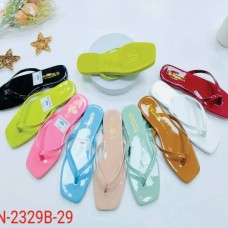 3 pieces Lady Slippers multicolor (pink, blue, white, lemon, wine, brown, black)